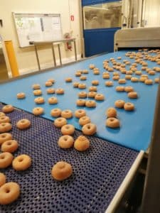 bande transporteuse en pâtisserie maas